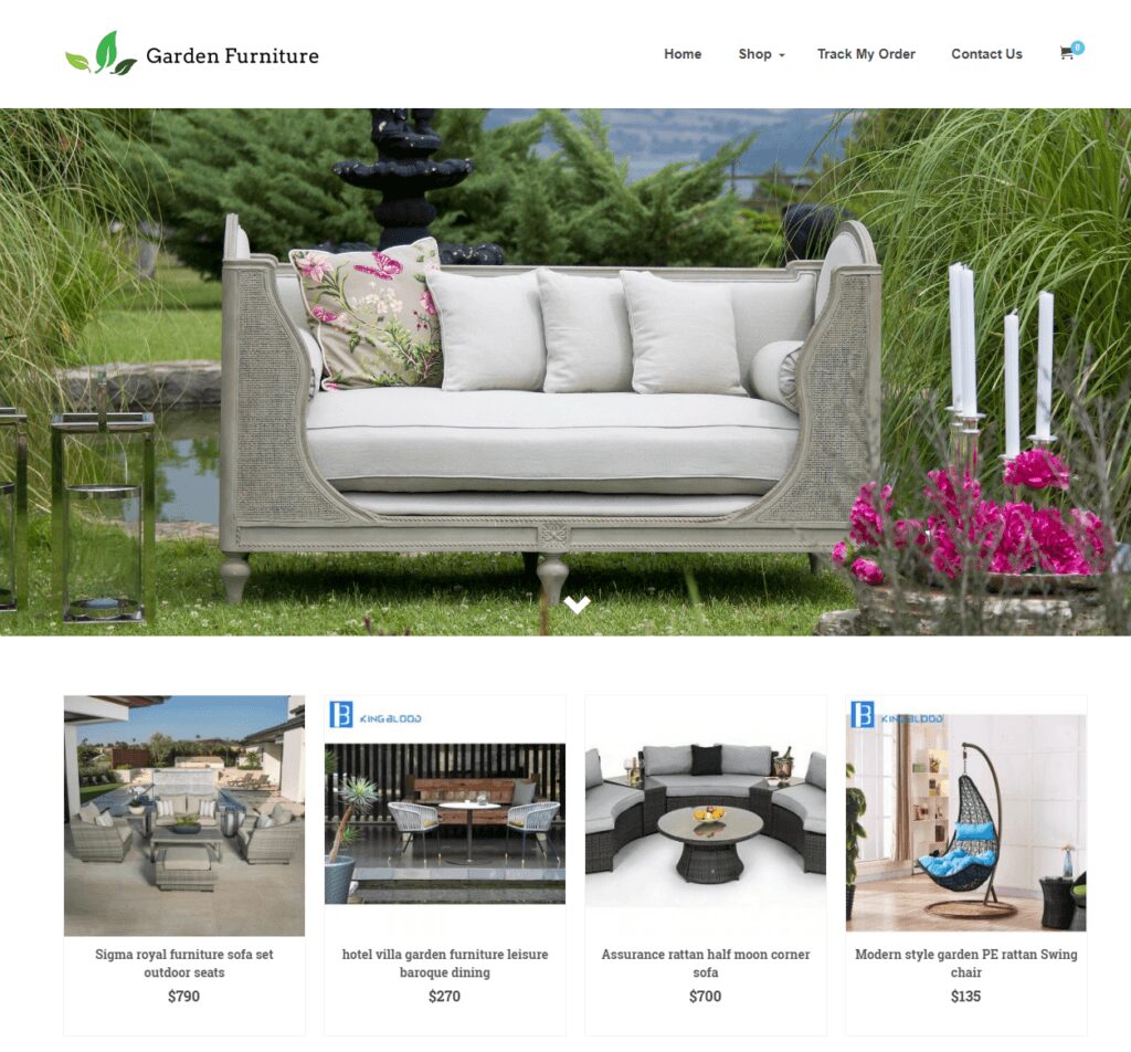 Garden Furniture Turnkey Website BUSINESS For Sale - Profitable DropShipping