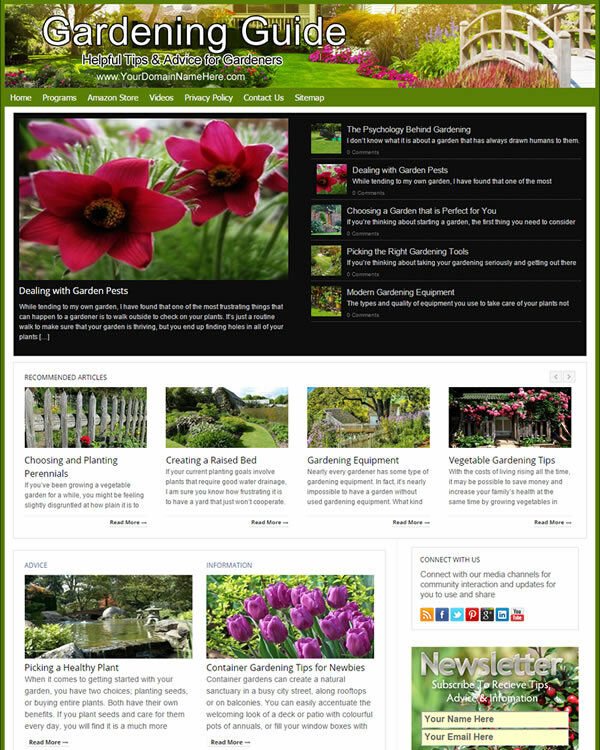 Gardening Website