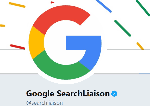 A screenshot of the official Google SearchLiaison Twitter account from which details about what neural matching algorithm is were officially discussed