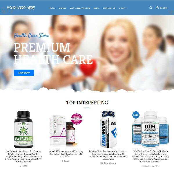 Health Care Affiliate Online Business Website For Sale! Mobile Friendly Added!