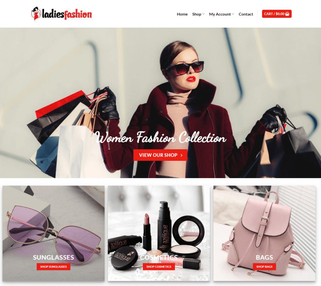 Ladies Fashion Website Business - Earn $71 A SALE. Free Domain|Hosting|Traffic