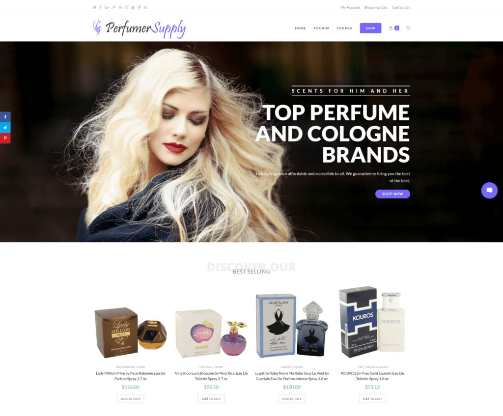 PREMIUM Perfume / Fragrance Website Store - 9k+ Products, Dropship - US Supplier