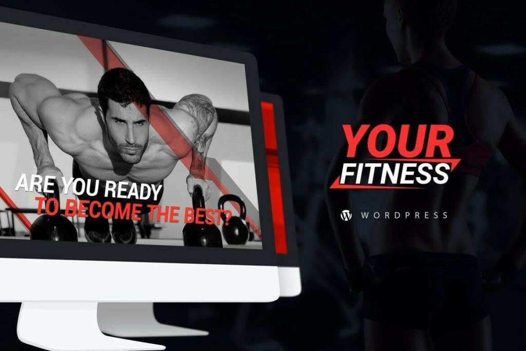 Premium Fitness/Sports Center WordPress Site With FREE HOSTING & LOGO