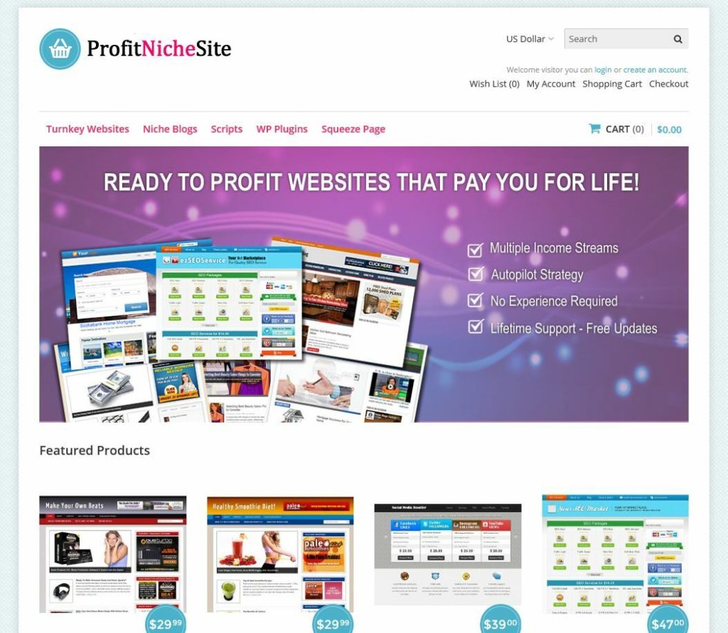 Profit Niche Website Selling Business, Autopilot, Full Customization w/Admin