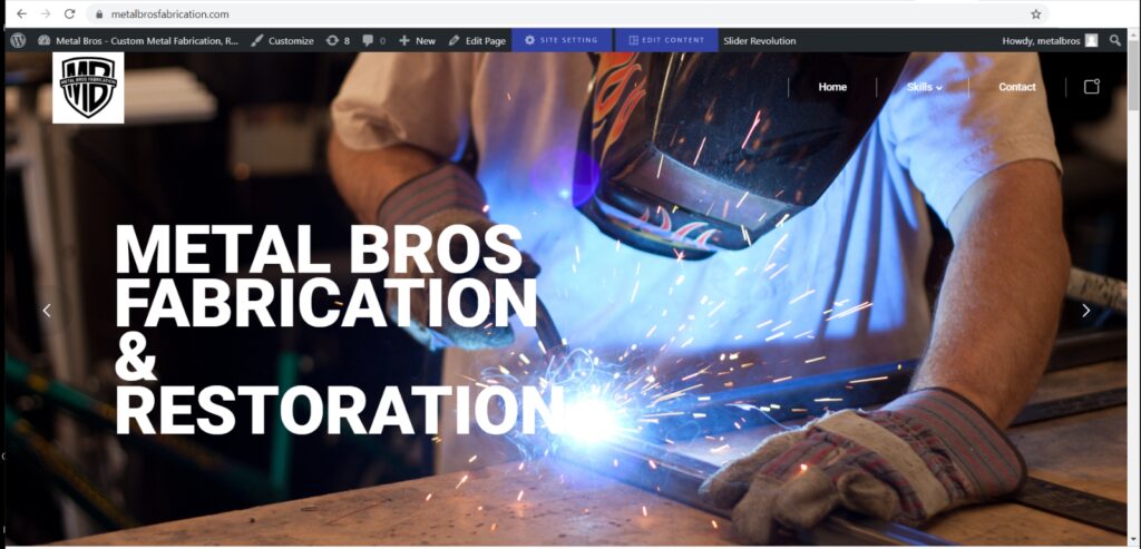 Profitable Metal Fabrication & Signs Website For Sale: metalbrosfabrication.com