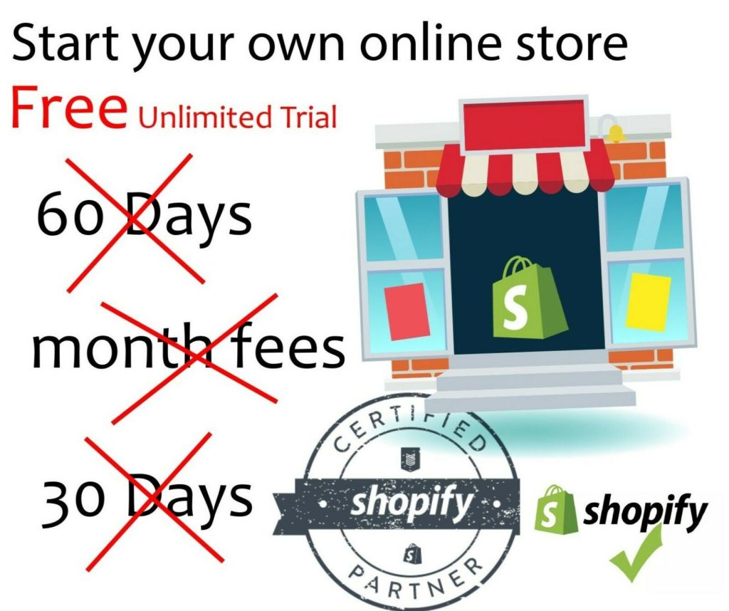 Shopify Store For Sale 9500+ Products With Unlimited Trial No Credit Card Needed