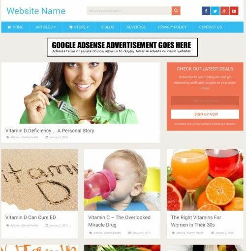 VITAMINS STORE - Work From Home Online Business Website For Sale + Domain + Host