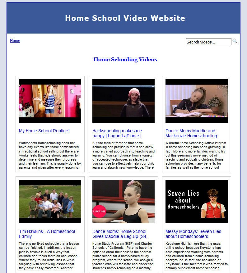 Video Website Creator for Home School Make MONEY From Amazon - Google