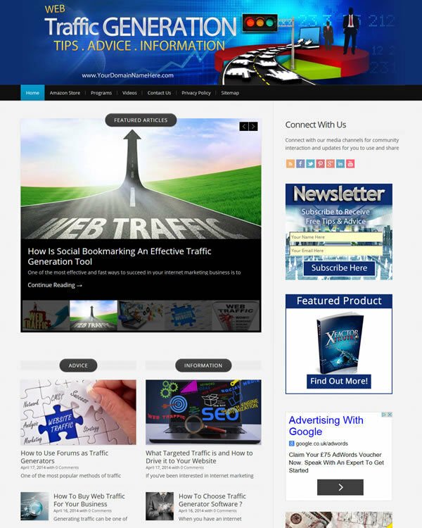 Web Traffic Website