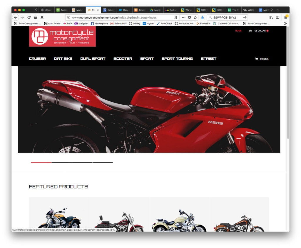 Website For Sale - MotorcycleConsignment.com