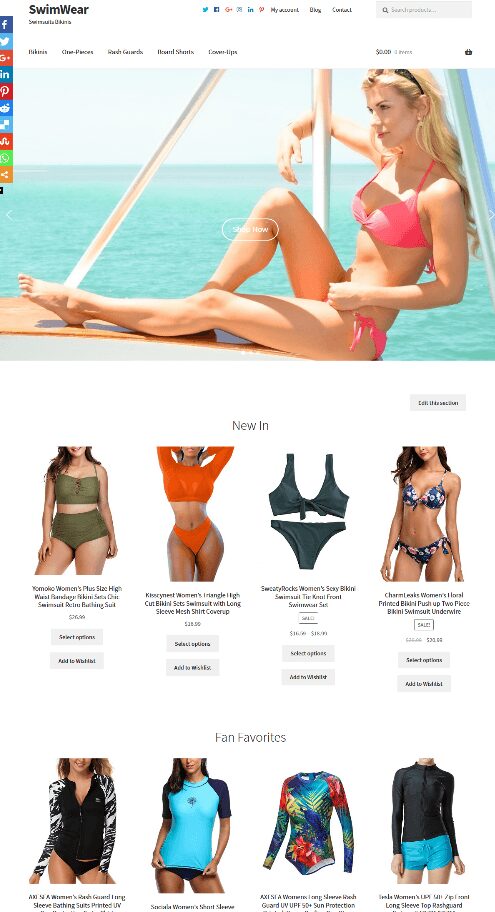 Womans Swimwear Website Business For Sale Fully Stocked