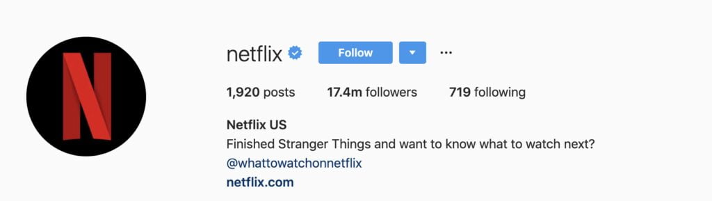 Brands like Netflix showcase Instagram