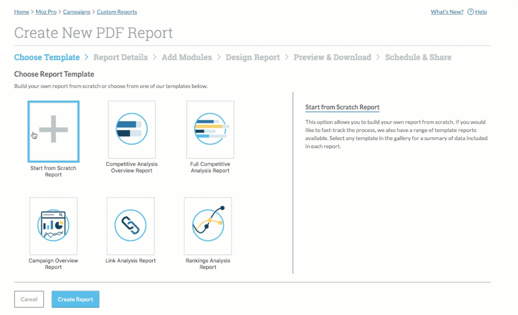9 Reports Every SEO Needs: Introducing Custom Report Templates in Moz Pro
