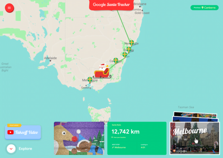 Track Santa With Google & NORAD Santa Tracker Apps on Christmas Eve