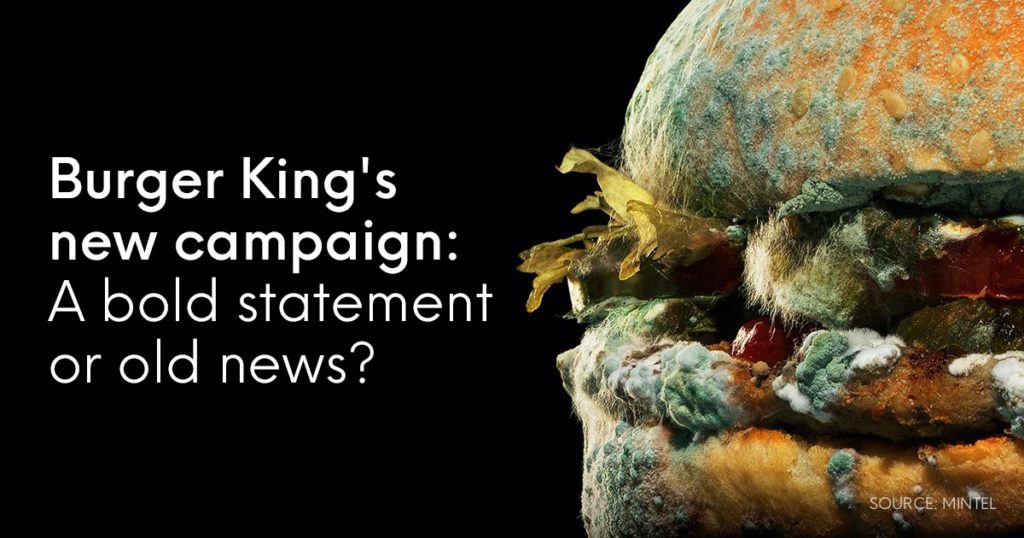 Commentary on Burger King's moldy Whopper campaign