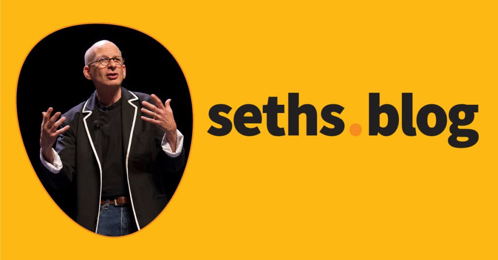 “But we were comfortable” | Seth's Blog