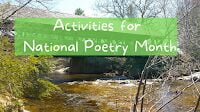 Activities for National Poetry Month