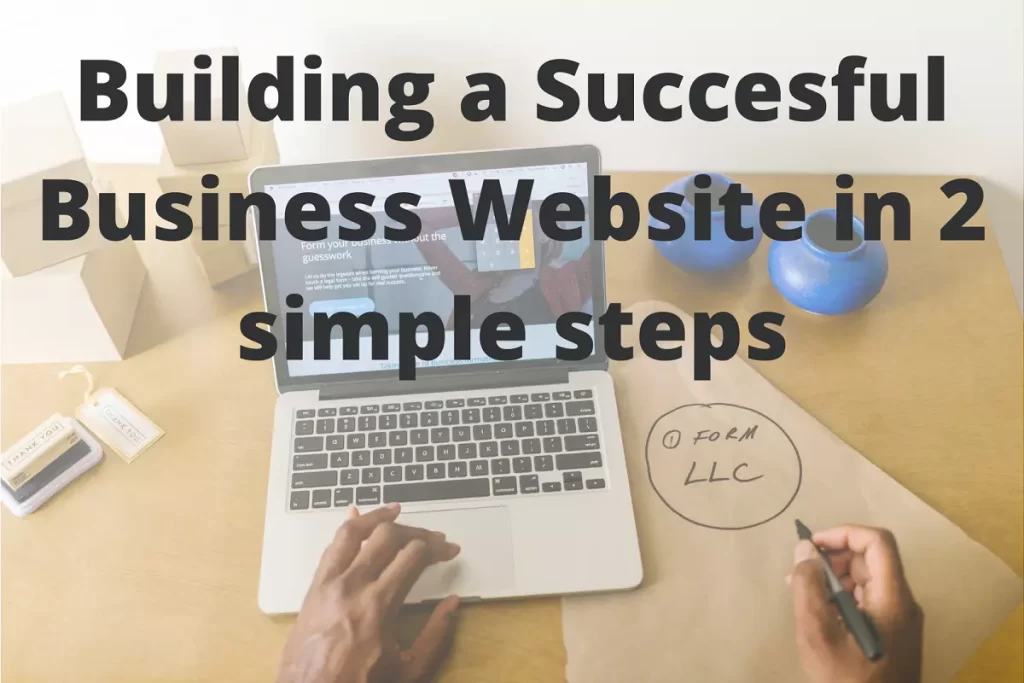 How to build a successful business website(In two simple steps)